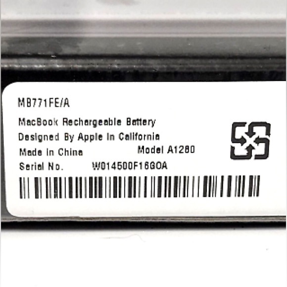 Apple MacBook Pro Rechargeable Battery 13 Inch A1280 A1278 (2008 Version). - Picture 14 of 14